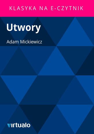 Utwory Adam Mickiewicz - okladka książki