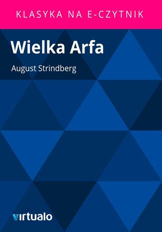 Wielka Arfa August Strindberg - okladka książki