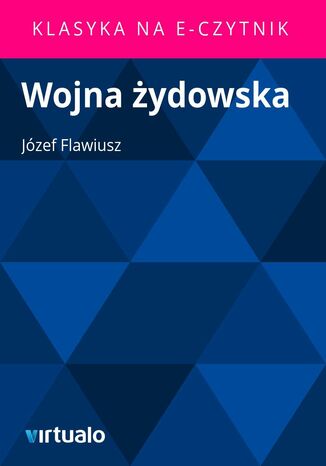 Wojna żydowska Józef Flawiusz - okladka książki