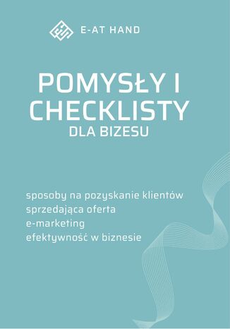 Pomysły i checklisty dla Biznesu Ewelina Zielka - okladka książki