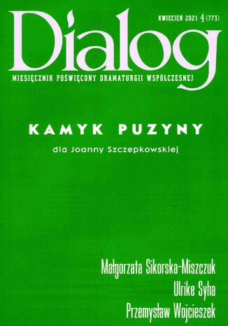 Dialog 4/2021 Opracowanie zbiorowe - okladka książki