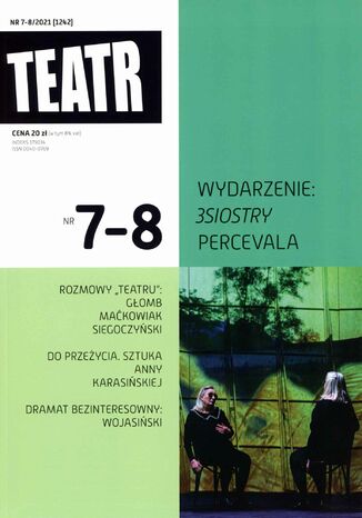 Teatr 7-8/2021 Opracowanie zbiorowe - okladka książki