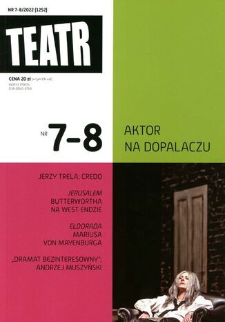 Teatr 7-8/2022 Opracowanie zbiorowe - okladka książki