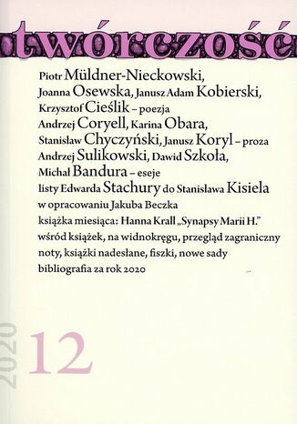 Twórczość 12/2020 Opracowanie zbiorowe - okladka książki