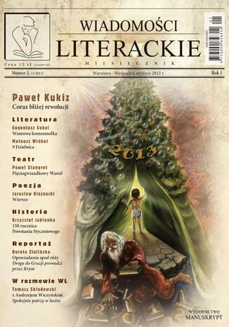 Wiadomości Literackie 2 (1/2013) Opracowanie zbiorowe - okladka książki