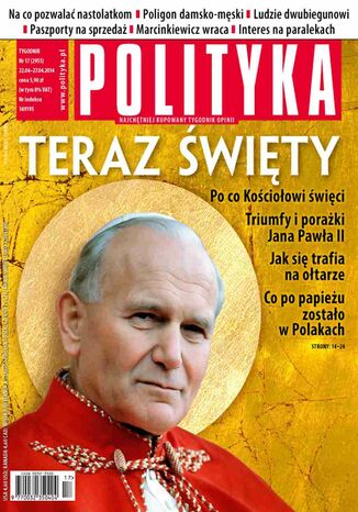 Polityka nr 17/2014 Opracowanie zbiorowe - okladka książki