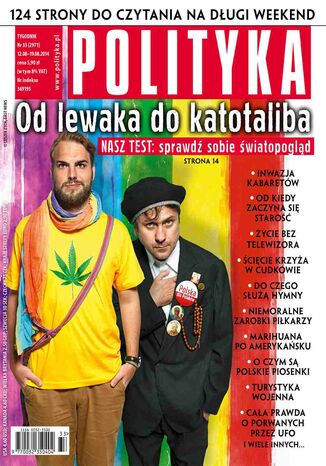 Polityka nr 33/2014 Opracowanie zbiorowe - okladka książki