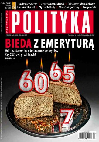 Polityka nr 39/2017 Opracowanie zbiorowe - okladka książki