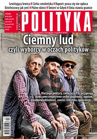 Polityka nr 40/2015 Opracowanie zbiorowe - okladka książki