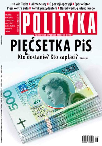 Polityka nr 46/2015 Opracowanie zbiorowe - okladka książki