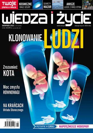 Wiedza i Życie nr 8/2021 Opracowanie zbiorowe - okladka książki