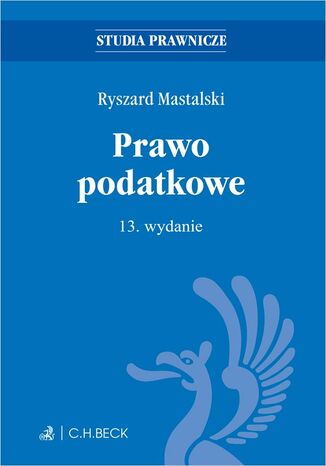 Prawo podatkowe z testami online Ryszard Mastalski - okladka książki