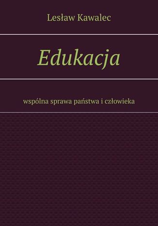 Edukacja Lesław Kawalec - okladka książki