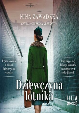 Dziewczyna lotnika Nina Zawadzka - okladka książki