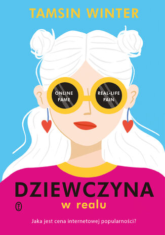 Dziewczyna w realu Tamsin Winter - okladka książki