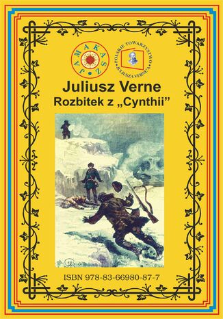 Rozbitek z "Cynthii" Juliusz Verne - okladka książki