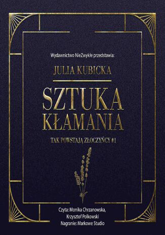 Sztuka kłamania Julia Kubicka - okladka książki