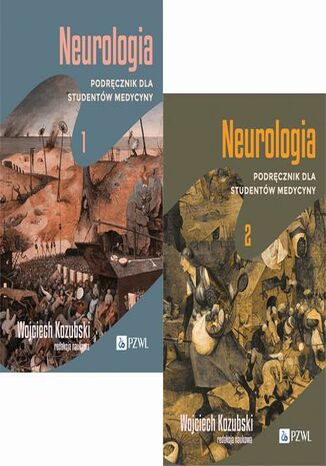 Neurologia Podręcznik dla studentów medycyny Tom 1-2 Wojciech Kozubski - okladka książki