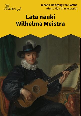 Lata nauki Wilhelma Meistra Johann Wolfgang von Goethe - okladka książki