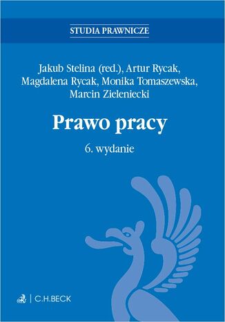 Prawo pracy z testami online Jakub Stelina, Artur Rycak, Madgalena Rycak - okladka książki