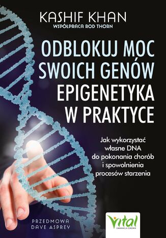 Odblokuj moc swoich genów Kashif Khan - okladka książki