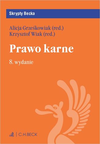 Prawo karne z testami online Alicja Grześkowiak em. prof. KUL, Krzysztof Wiak - okladka książki