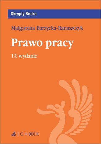 Prawo pracy z testami online Małgorzata Barzycka-Banaszczyk prof. UW - okladka książki