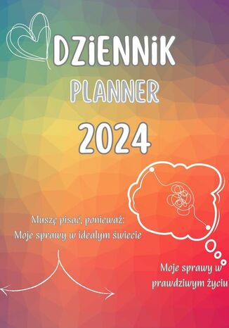 Dziennik Planner 2024 Anna Brzostowska - okladka książki