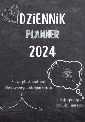 Dziennik Planner 2024 Anna Brzostowska - okladka książki