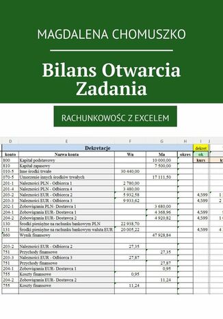 Bilans Otwarcia Zadania Magdalena Chomuszko - okladka książki