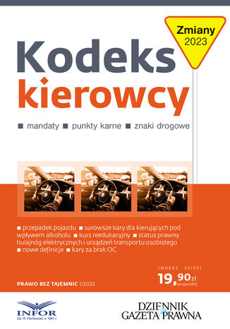 Kodeks Kierowcy.Zmiany 2023 praca zbiorowa - okladka książki