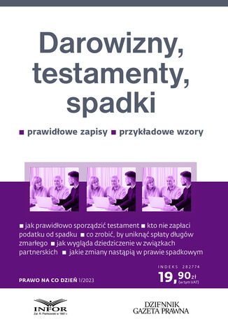 Darowizny, testamenty, spadki Anna Maliszewska - okladka książki