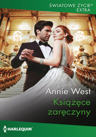 Książęce zaręczyny Annie West - okladka książki