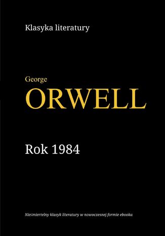 Rok 1984 George Orwell - okladka książki