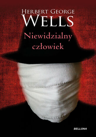 Niewidzialny człowiek Herbert George Wells - okladka książki