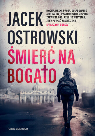 Śmierć na bogato Jacek Ostrowski - okladka książki