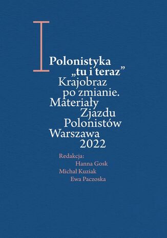 Polonistyka Hanna Gosk - okladka książki