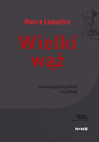 Wielki wąż Pierre Lemaitre - okladka książki