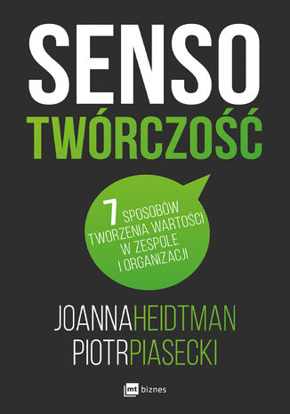 Sensotwórczość. 7 sposobów tworzenia wartości w zespole i organizacji Joanna Heidtman, Piotr Piasecki - okladka książki