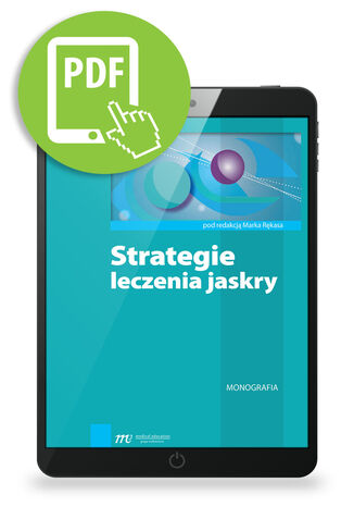 Strategie leczenia jaskry Marek Rękas - okladka książki