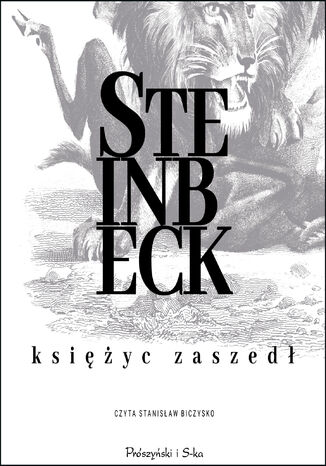 Księżyc zaszedł John Steinbeck - okladka książki