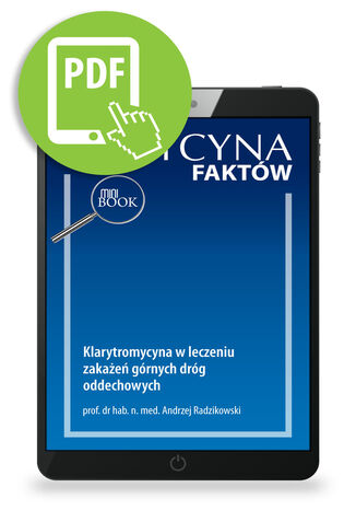 Klarytromycyna w leczeniu zakażeń górnych dróg oddechowych Andrzej Radzikowski - okladka książki