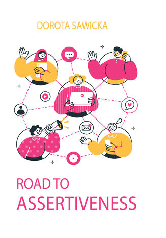 Road to assertiveness Part 1 Dorota Sawicka - okladka książki