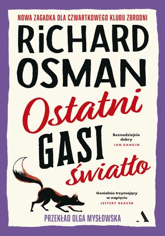 Ostatni gasi światło Richard Osman - okladka książki