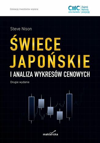 Świece japońskie i analiza wykresów cenowych Steve Nison - okladka książki