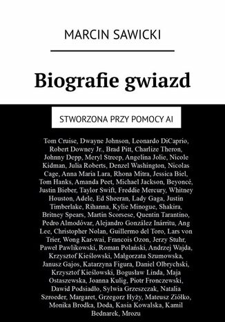 Biografie gwiazd Marcin Sawicki - okladka książki