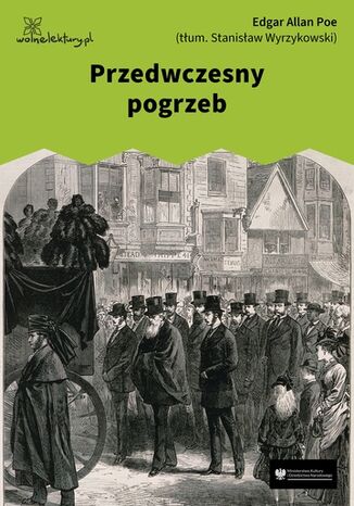 Przedwczesny pogrzeb Edgar Allan Poe - okladka książki