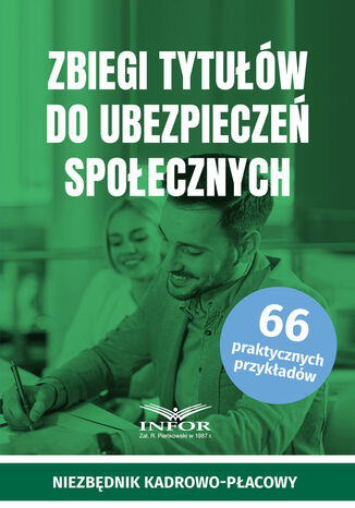 Zbiegi tytułów do ubezpieczeń społecznych praca zbiorowa - okladka książki