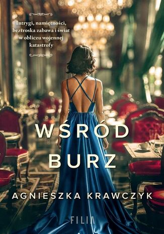 Wśród burz Agnieszka Krawczyk - okladka książki