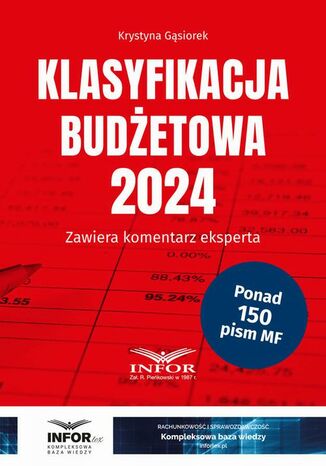 Klasyfikacja Budżetowa 2024 Krystyna Gąsiorek - okladka książki